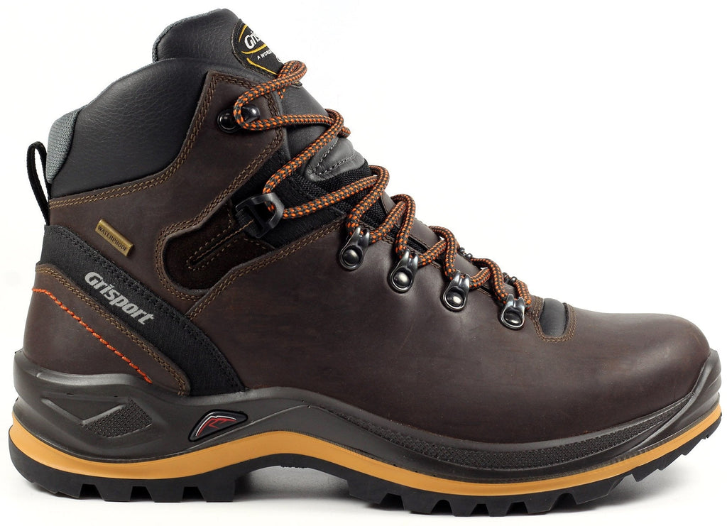 Men's Pyke Wide Fit Waterproof Walking Boots - Brown
