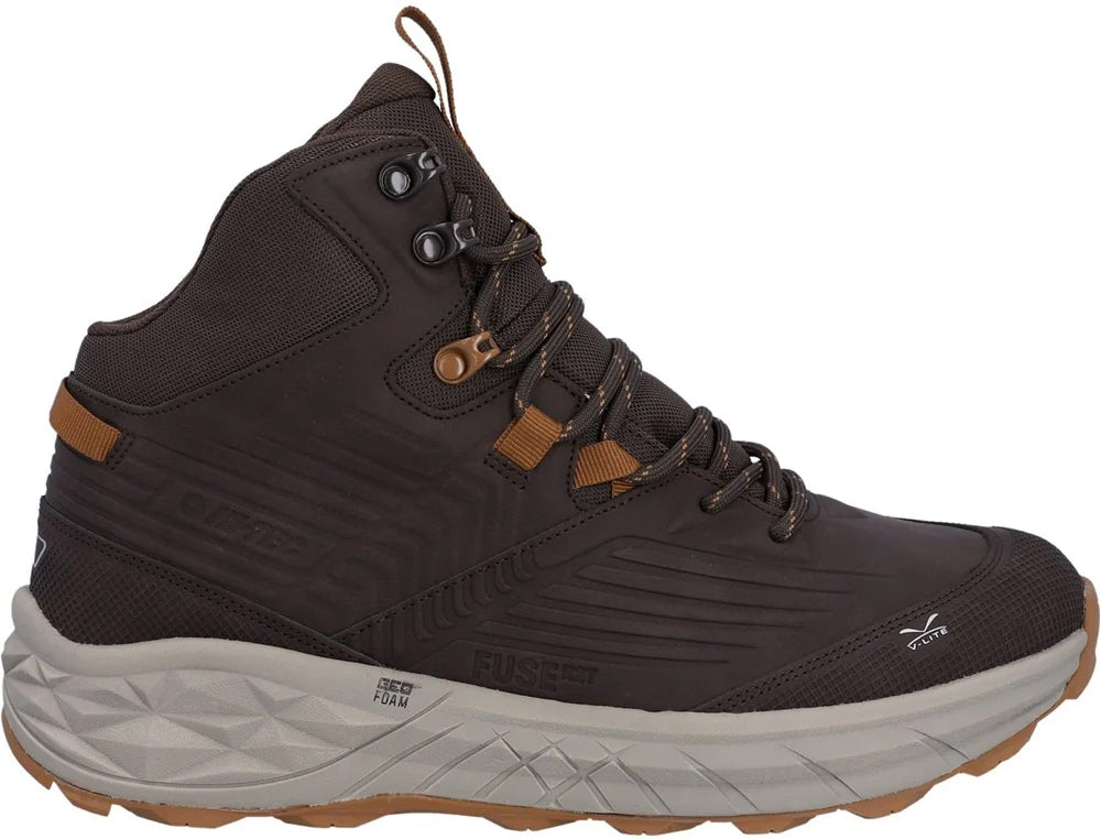 Men's Fuse Trek Mid Waterproof Walking Boots - Brown