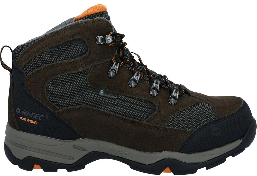 Men's Storm Waterproof Walking Boots - Brown