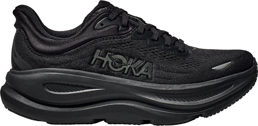 Women's Bondi 9 Wide Fit Road Running Shoes - Black