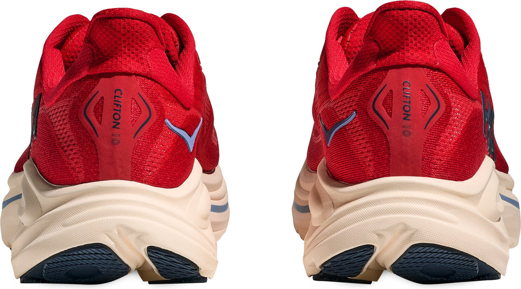 Men's Clifton 10 Road Running Shoes - Red