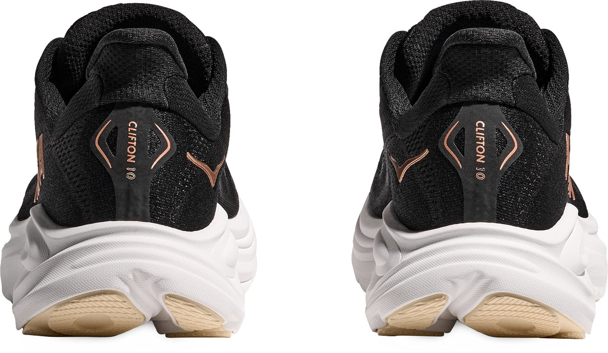 Women's Clifton 10 Road Running Shoes - Black