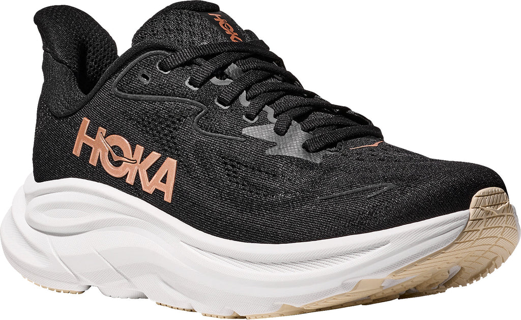 Women's Clifton 10 Road Running Shoes - Black