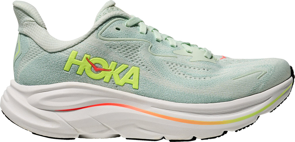 Women's Clifton 10 Wide Fit Road Running Shoes - Green