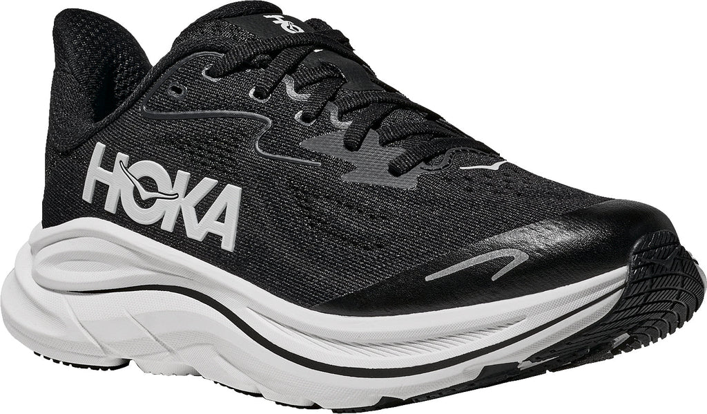 Junior Clifton 10 Road Running Shoes - Black