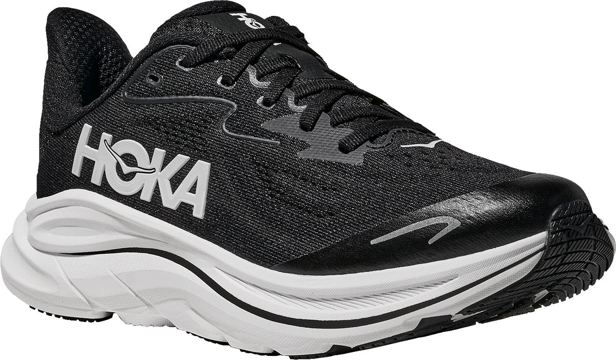 Junior Clifton 10 Road Running Shoes - Black