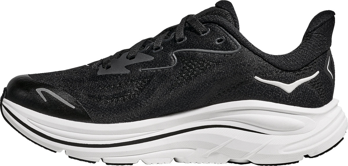 Junior Clifton 10 Road Running Shoes - Black