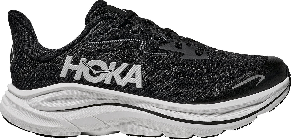 Junior Clifton 10 Road Running Shoes - Black