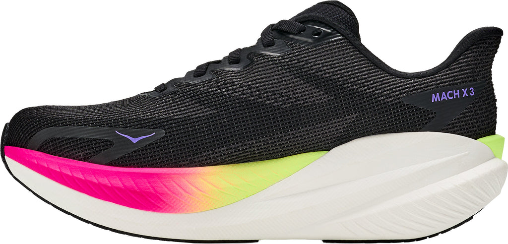 Women's Mach X 3 Road Running Shoes - Black