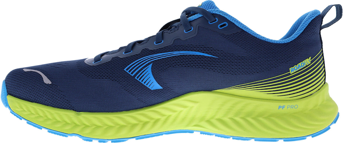 Men's RoadFly Wide Fit Road Running Shoes - Blue
