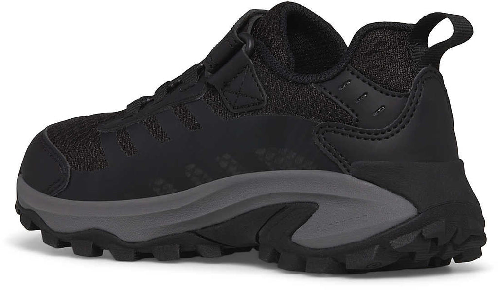Moab Speed 2 A/C Waterproof Childrens Walking Shoes - Black