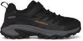Moab Speed 2 A/C Waterproof Childrens Walking Shoes - Black