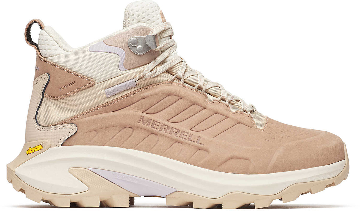 Women's Moab Speed 2 Leather Mid Waterproof Walking Boots - Pink