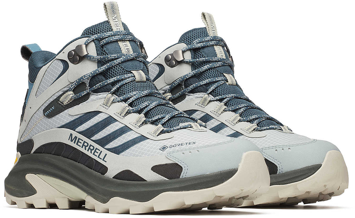 Men's Moab Speed 2 Mid GORE-TEX Walking Boots - Grey
