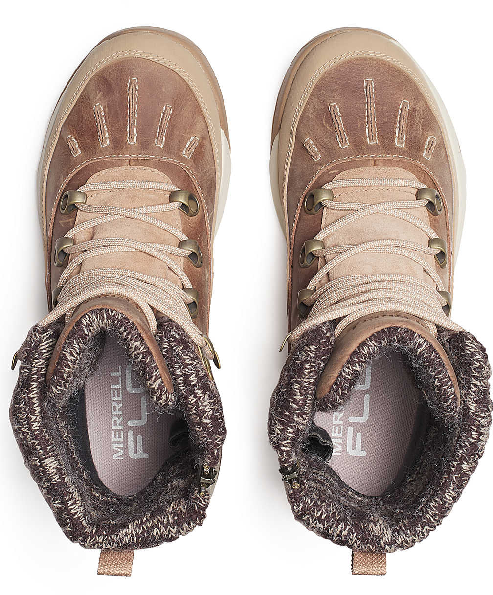 Women's Siren 4 Thermo Mid Zip Waterproof Walking Boots - Brown