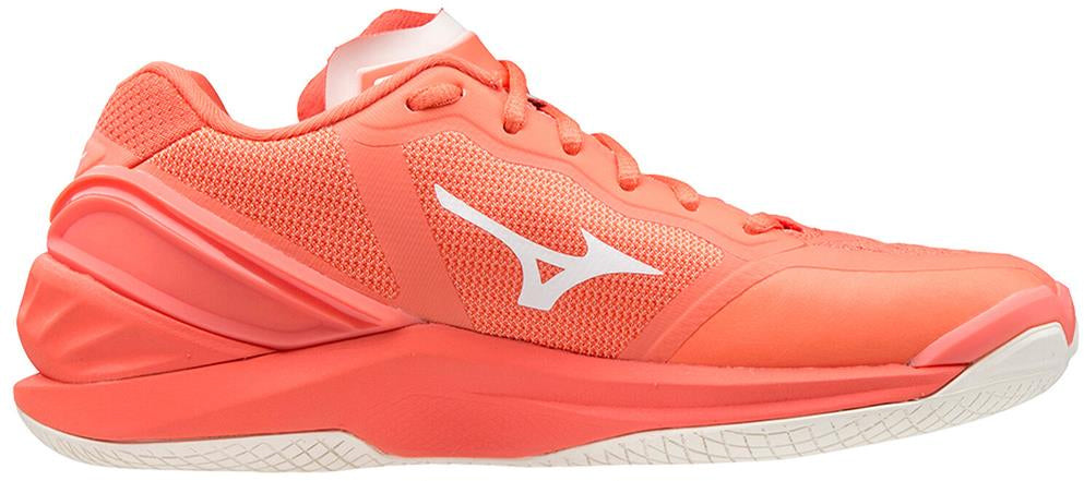 Women's Wave Stealth Neo Netball Shoes - Orange