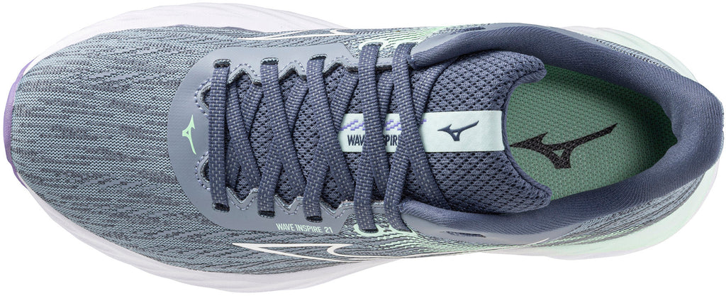 Women's Wave Inspire 21 Road Running Shoes - Grey