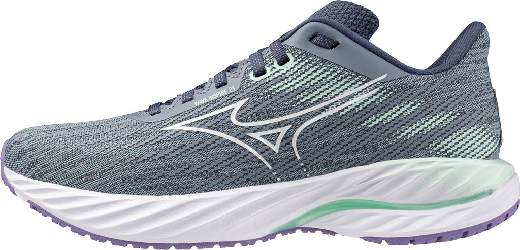 Women's Wave Inspire 21 Road Running Shoes - Grey