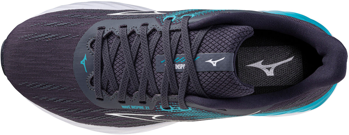 Men's Wave Inspire 21 Road Running Shoes - Grey