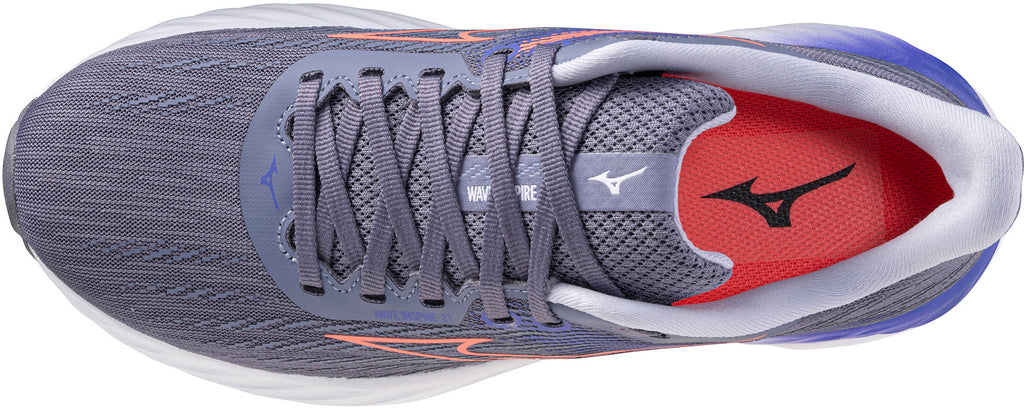 Women's Wave Inspire 21 Road Running Shoes - Grey