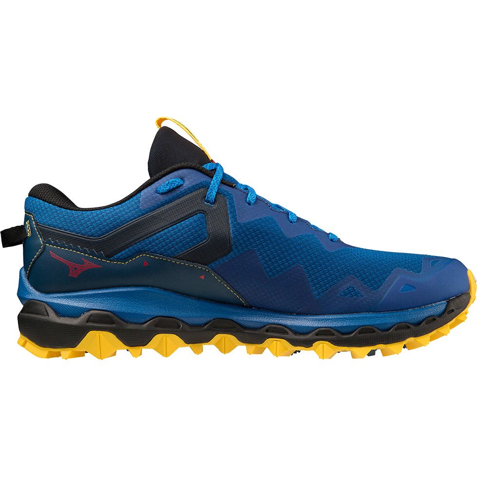 Men's Wave Mujin 9 Trail Running Shoes - Blue