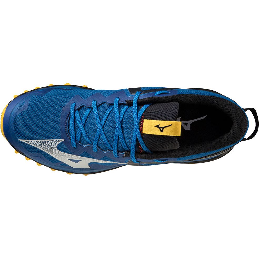 Men's Wave Mujin 9 Trail Running Shoes - Blue