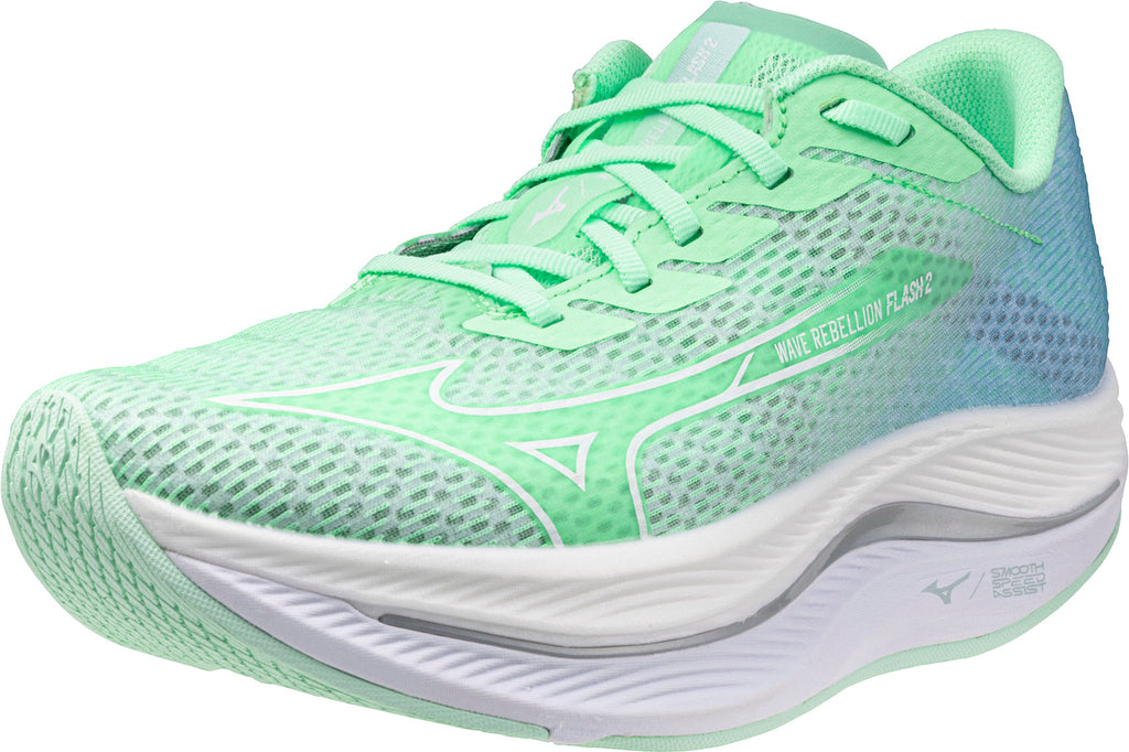 Women's Wave Rebellion Flash 2 Road Running Shoes - Green