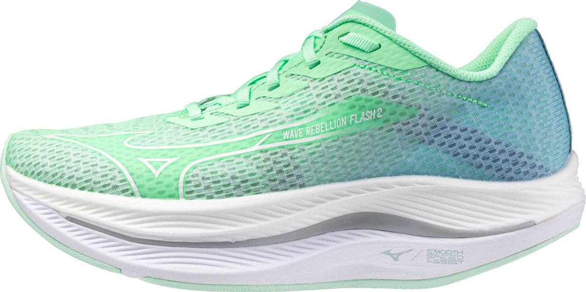 Women's Wave Rebellion Flash 2 Road Running Shoes - Green