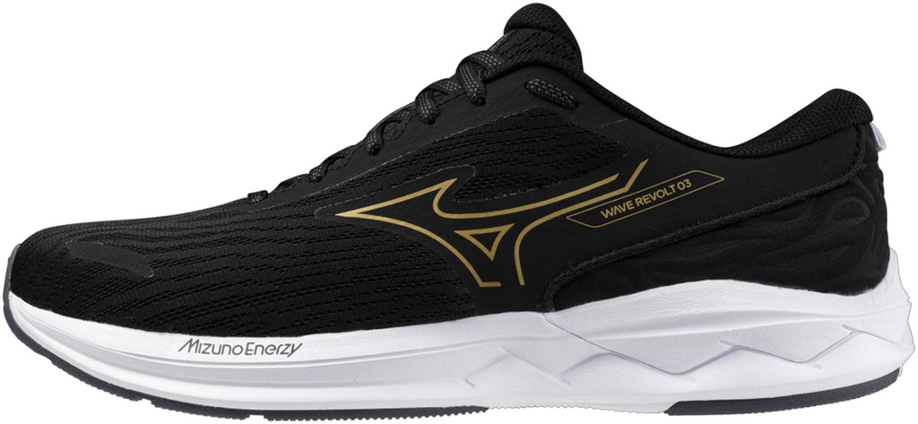 Men's Wave Revolt Road Running Shoes - Black
