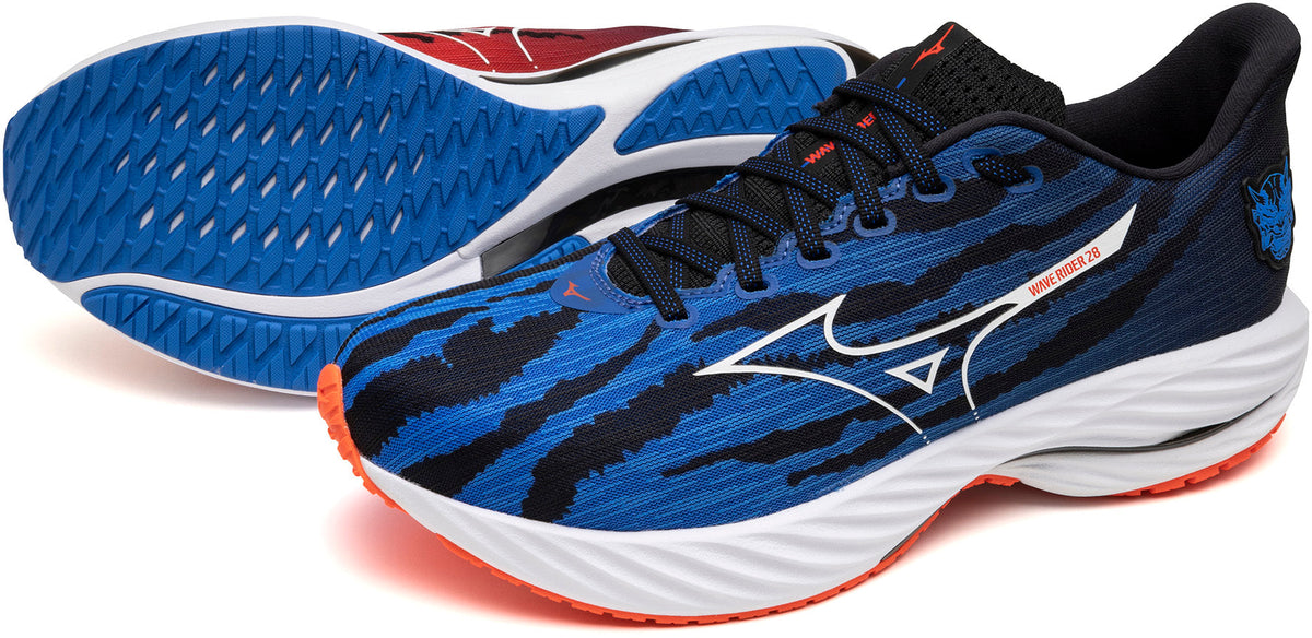 Men's Wave Rider 28 Road Running Shoes - Blue