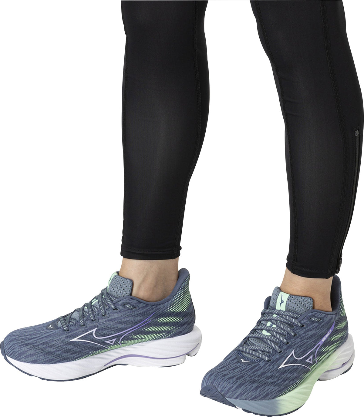 Women's Wave Rider 28 Road Running Shoes - Blue