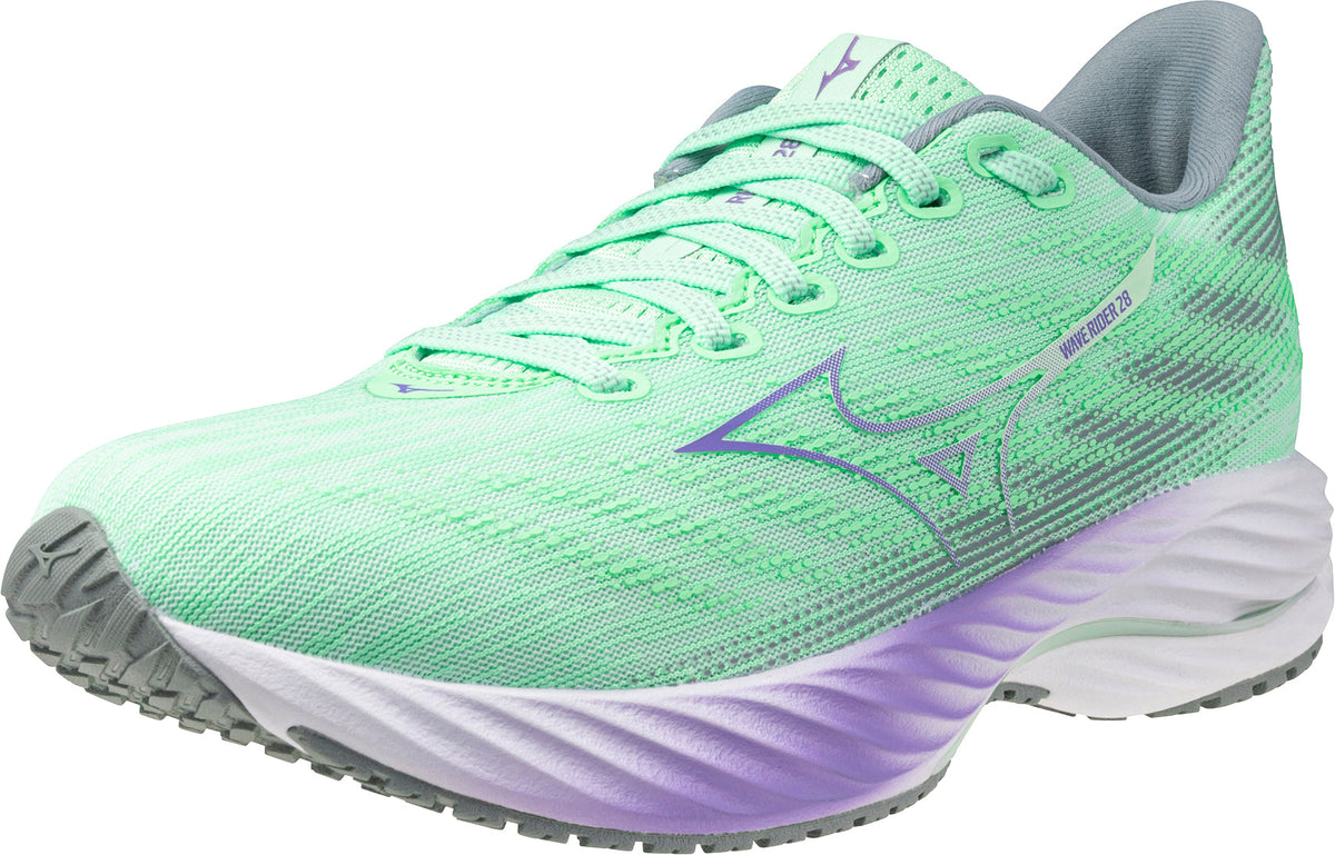 Women's Wave Rider 28 Road Running Shoes - Green