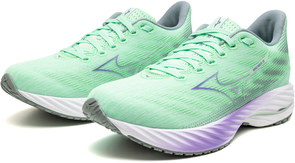 Women's Wave Rider 28 Road Running Shoes - Green