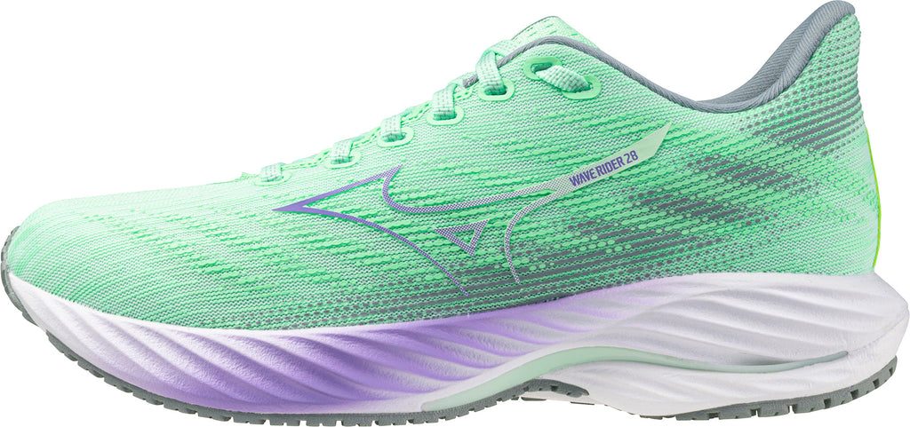 Women's Wave Rider 28 Road Running Shoes - Green