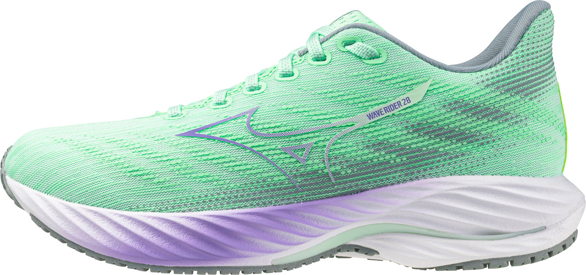 Women's Wave Rider 28 Road Running Shoes - Green