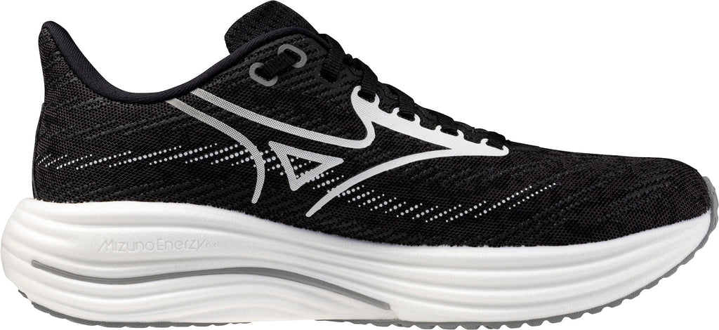Women's Wave Rider 29 Wide Fit (D) Road Running Shoes - Black