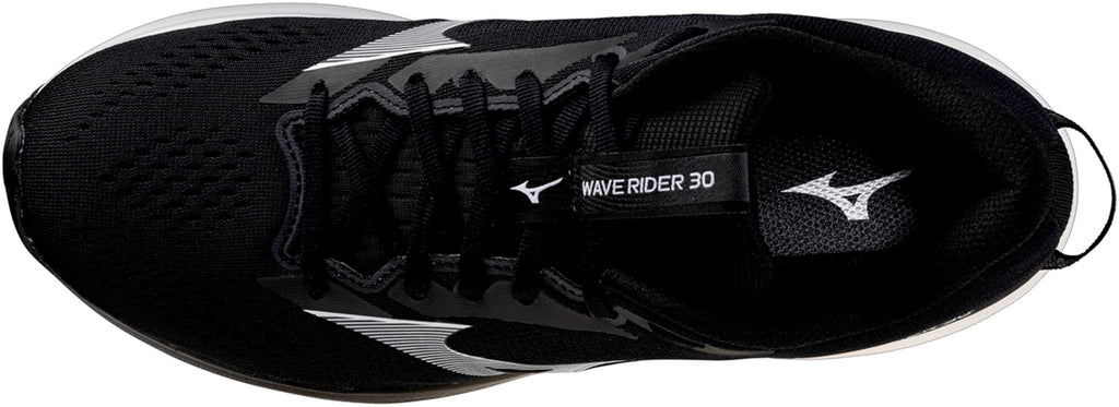 Men's Wave Rider 30 Road Running Shoes - Black