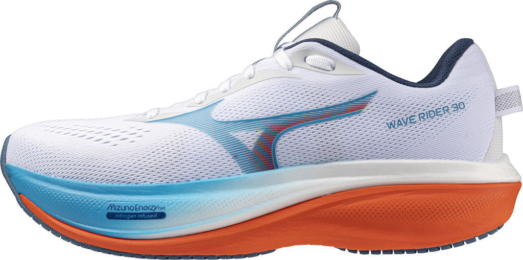 Men's Wave Rider 30 Road Running Shoes - White