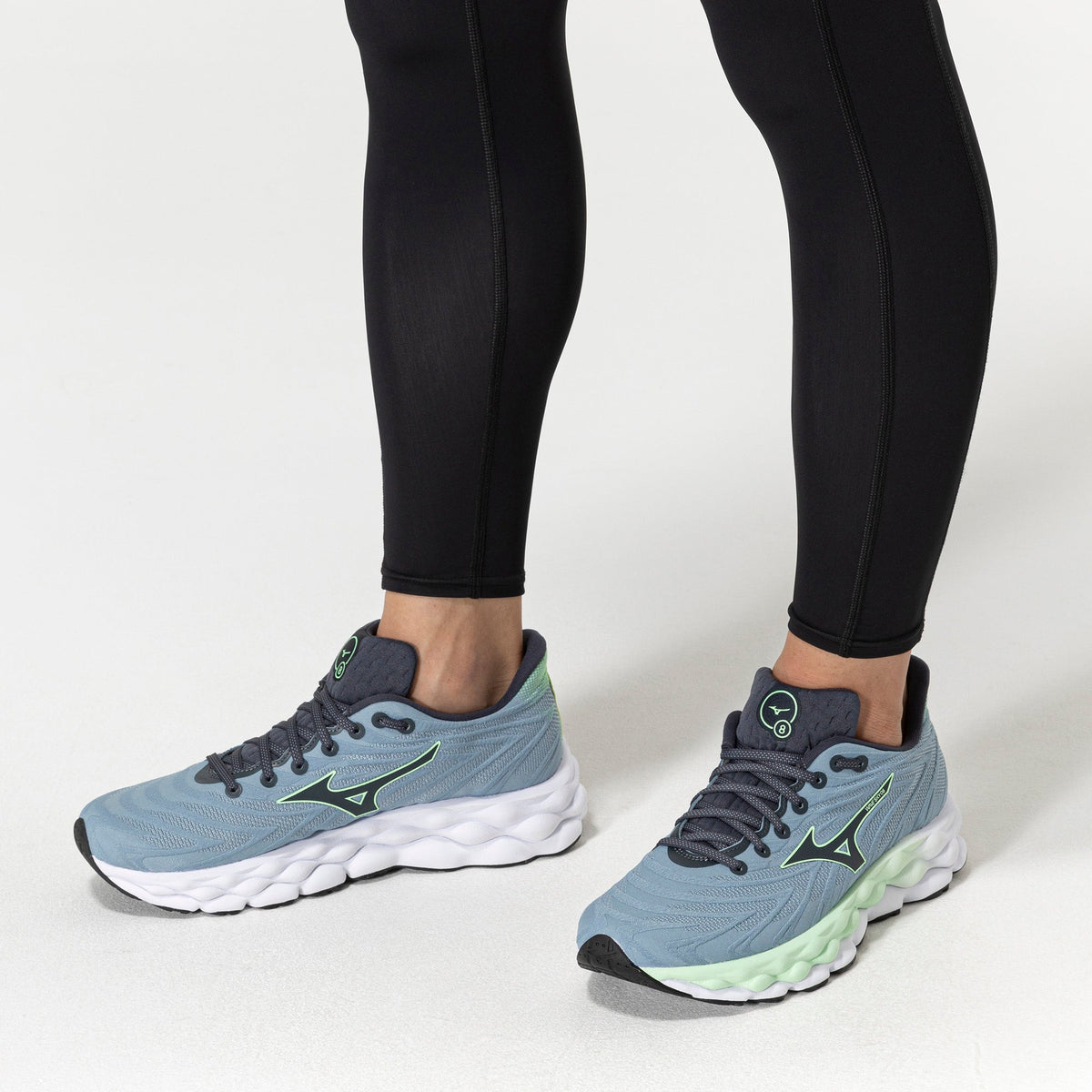 Men's Wave Sky 8 Road Running Shoes - Blue