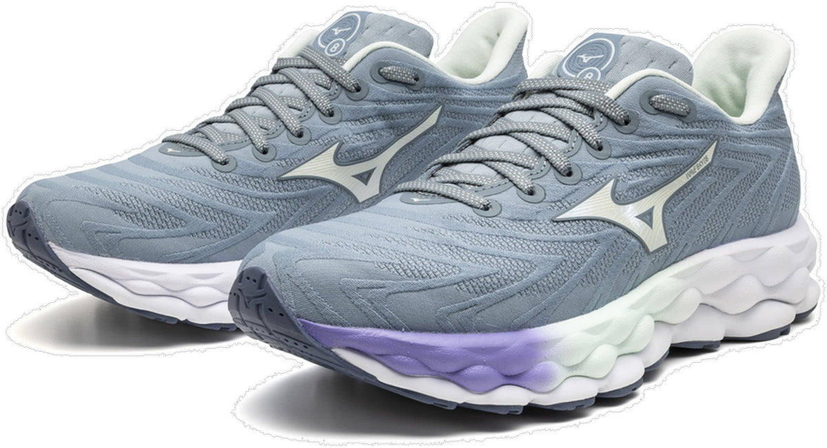 Women's Wave Sky 8 Road Running Shoes - Grey