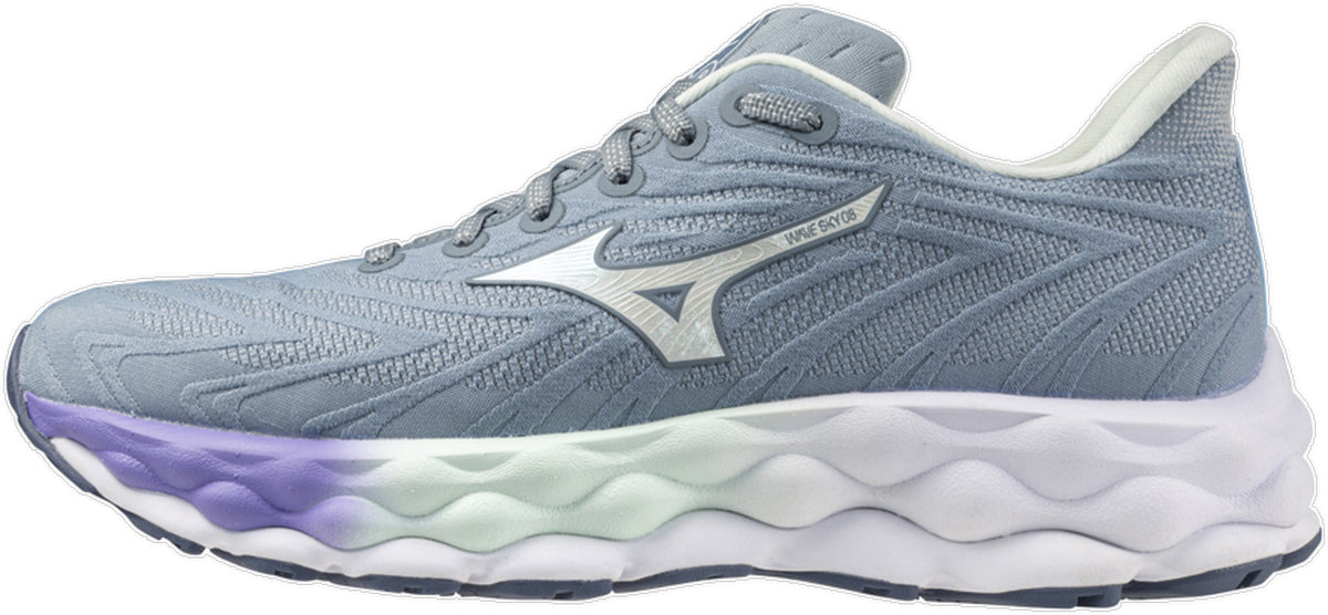 Women's Wave Sky 8 Road Running Shoes - Grey