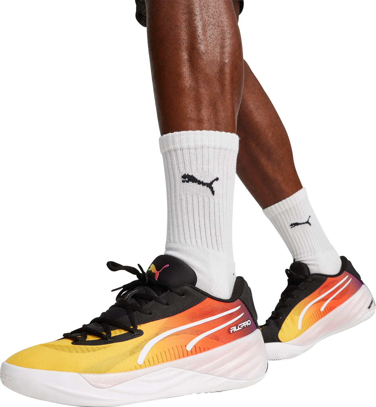 All-Pro Nitro Showtime Basketball Shoes - Yellow