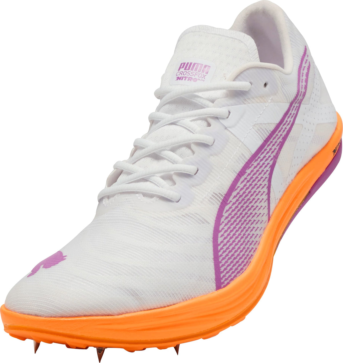 Crossfox Nitro Elite Cross Country Running Spikes - White