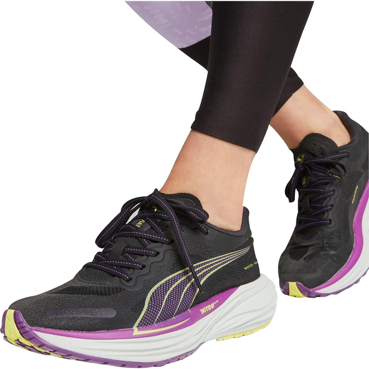 Women's Deviate Nitro 2 WTRepel Road Running Shoes - Black