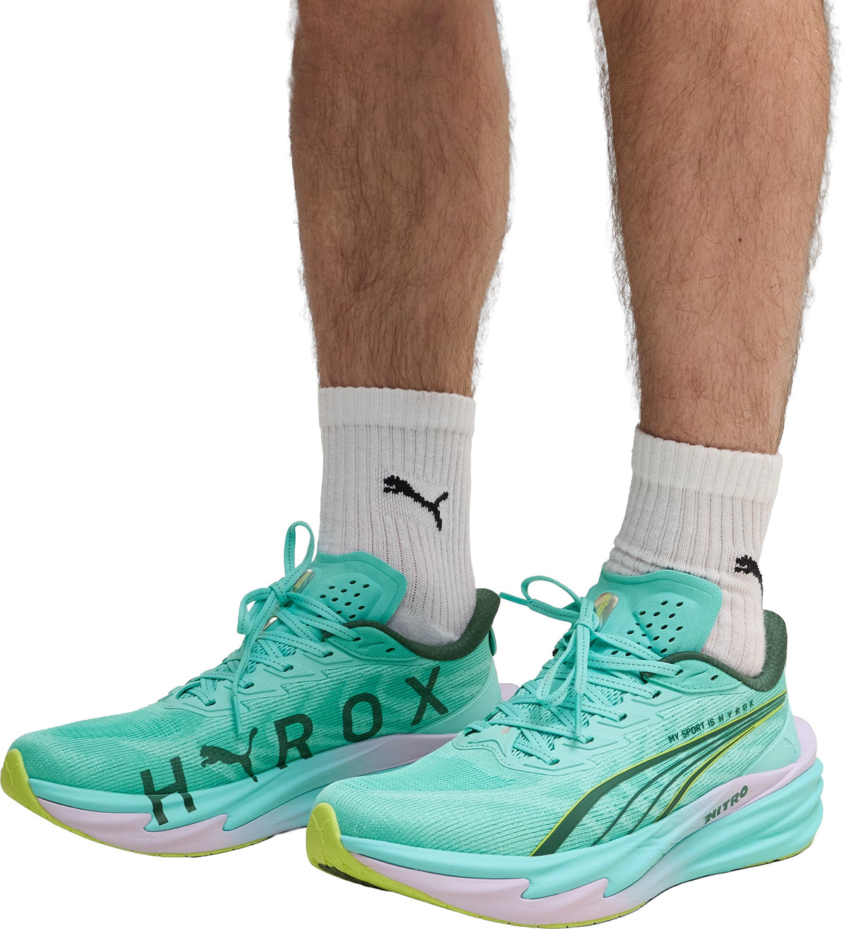 Men's Deviate Nitro 4 HYROX Road Running Shoes - Green