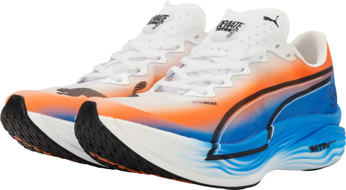 Men's Deviate Nitro Elite 3 Road Running Shoes - White