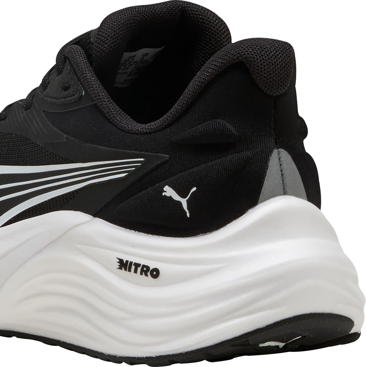 Junior Electrify Nitro 4 Road Running Shoes - Black