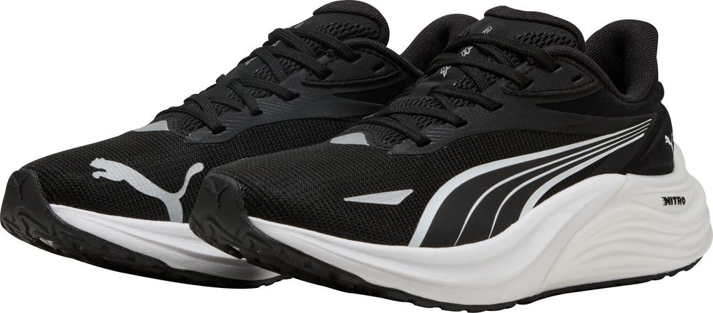 Junior Electrify Nitro 4 Road Running Shoes - Black