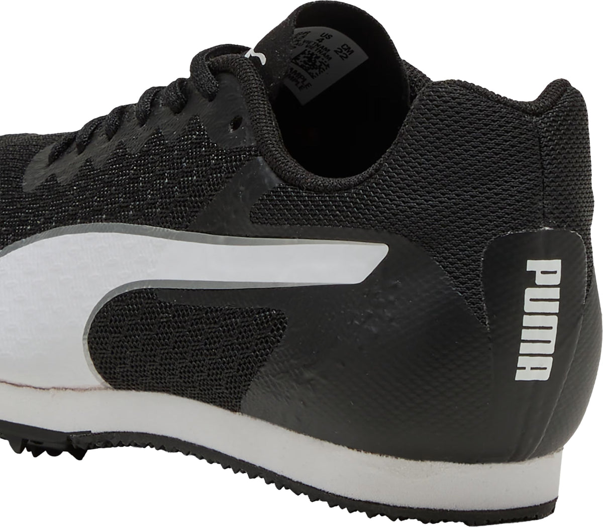 Junior EvoSpeed Star 9 Running Spikes - Black