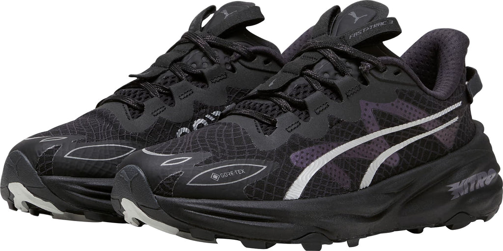 Women's Fast-Trac Nitro 3 GORE-TEX Trail Running Shoes - Black